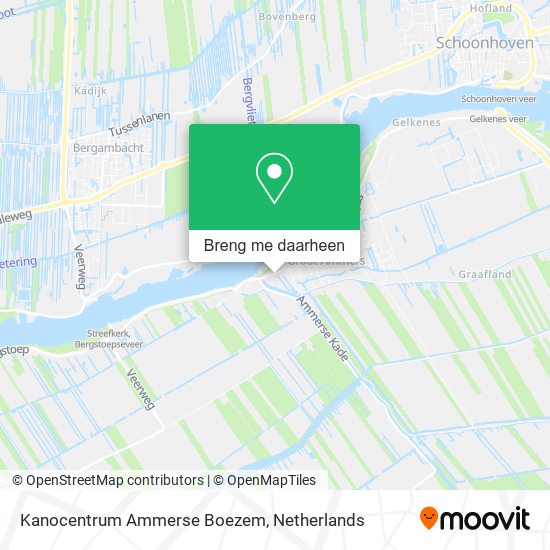 Kanocentrum Ammerse Boezem kaart