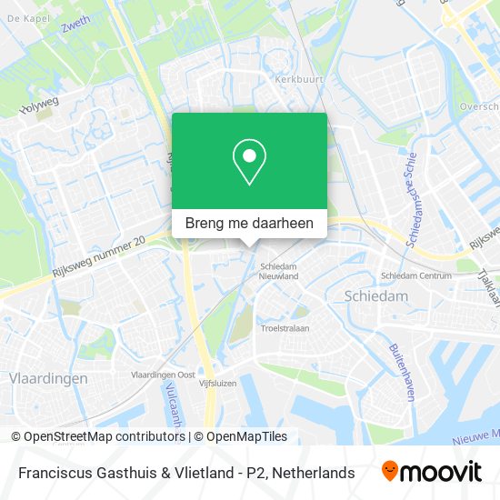 Franciscus Gasthuis & Vlietland - P2 kaart