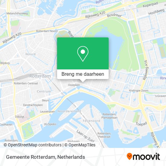 Gemeente Rotterdam kaart