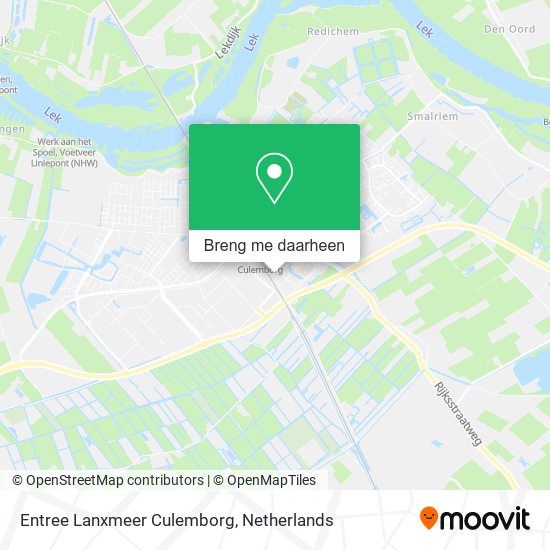 Entree Lanxmeer Culemborg kaart