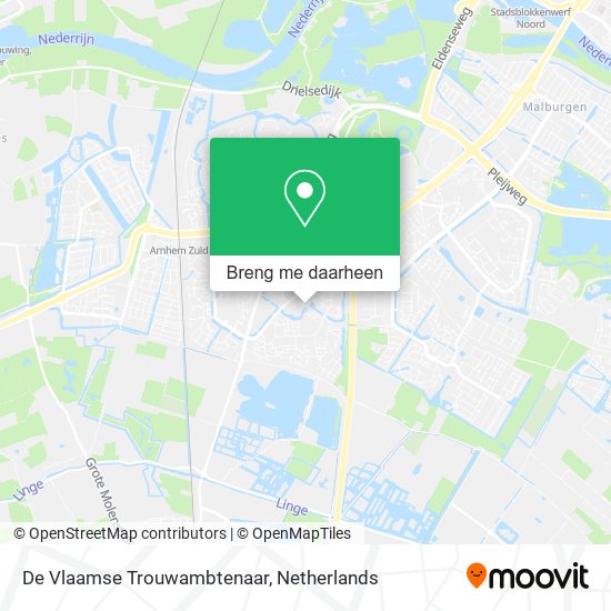 De Vlaamse Trouwambtenaar kaart