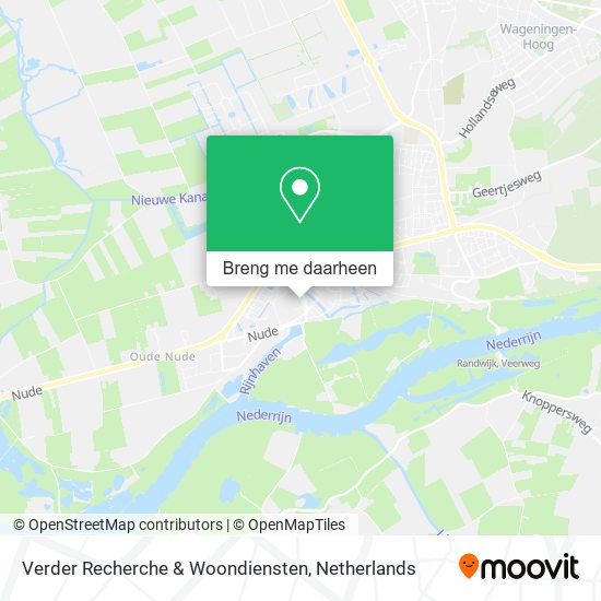 Verder Recherche & Woondiensten kaart