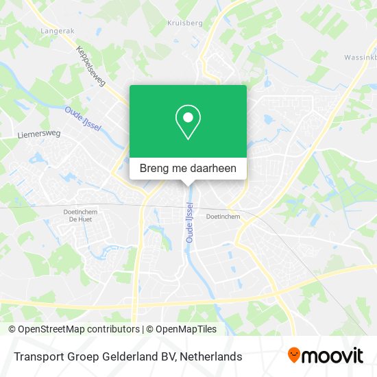 Transport Groep Gelderland BV kaart