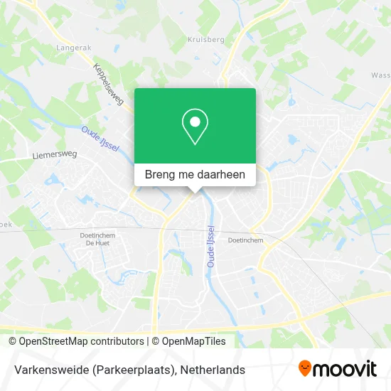 Varkensweide (Parkeerplaats) kaart