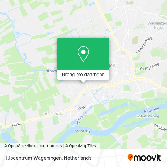 IJscentrum Wageningen kaart