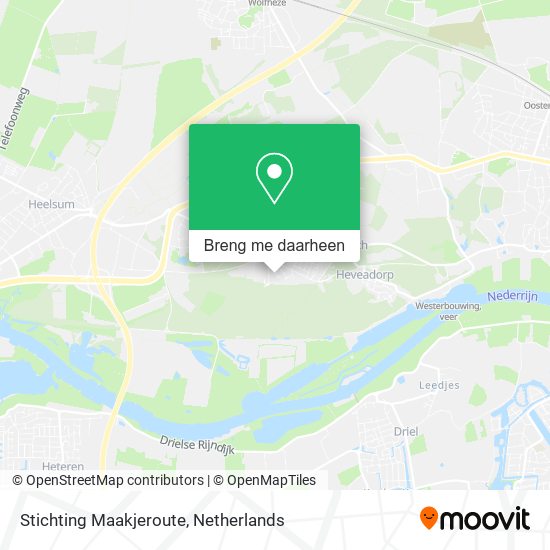 Stichting Maakjeroute kaart