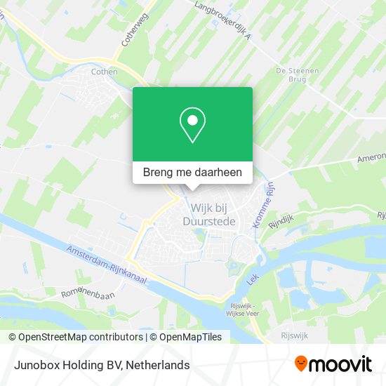 Junobox Holding BV kaart