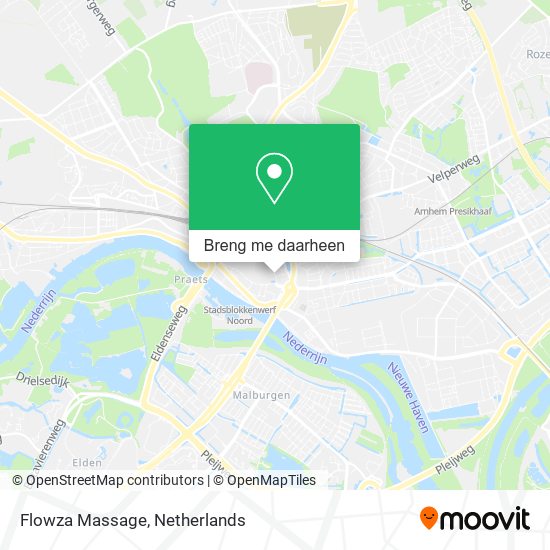 Flowza Massage kaart