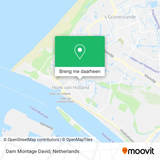 Dam Montage David kaart