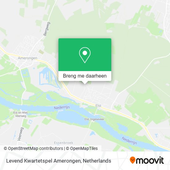 Levend Kwartetspel Amerongen kaart