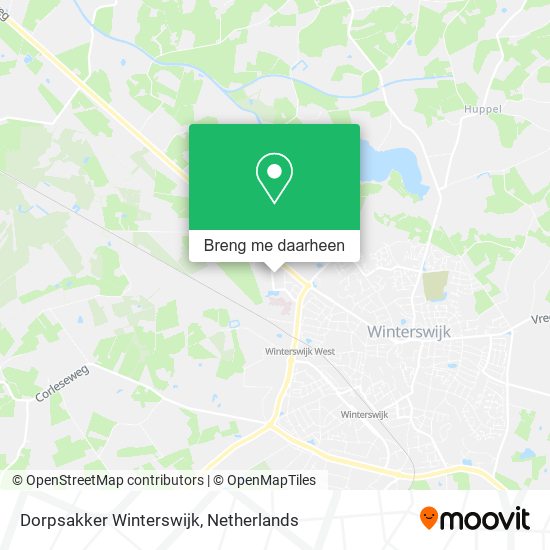 Dorpsakker Winterswijk kaart