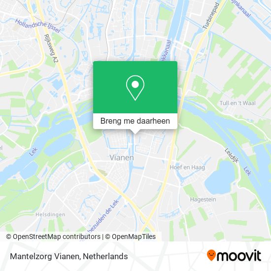 Mantelzorg Vianen kaart