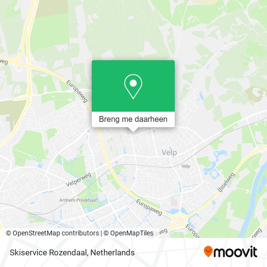 Skiservice Rozendaal kaart