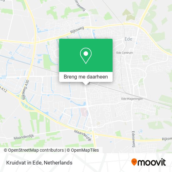 Kruidvat in Ede kaart