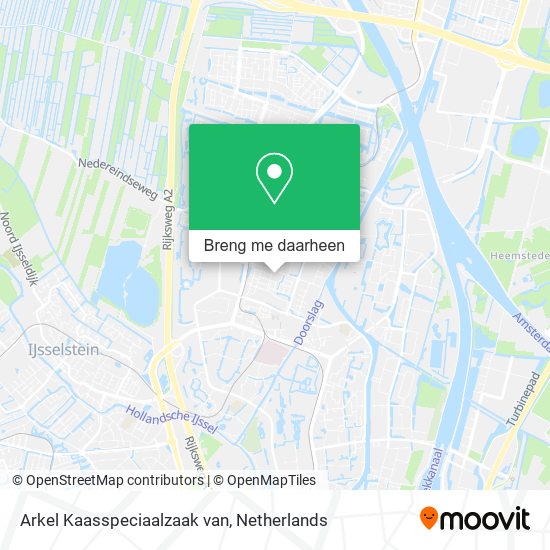 Arkel Kaasspeciaalzaak van kaart