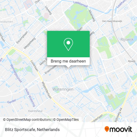 Blitz Sportscafe kaart