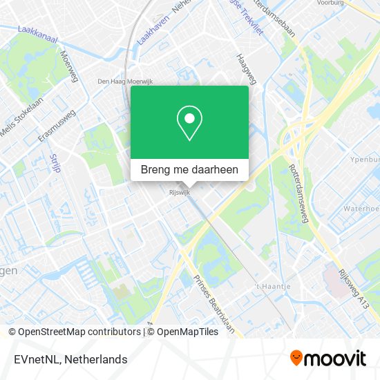 EVnetNL kaart