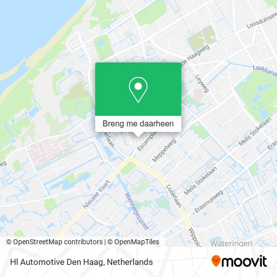 Hl Automotive Den Haag kaart