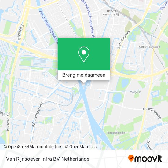 Van Rijnsoever Infra BV kaart