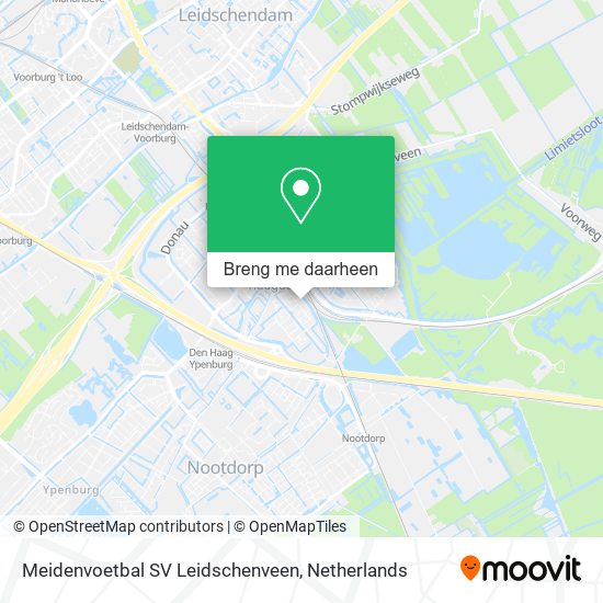 Meidenvoetbal SV Leidschenveen kaart