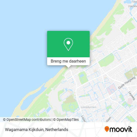 Wagamama Kijkduin kaart