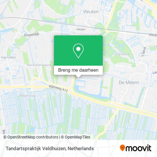Tandartspraktijk Veldhuizen kaart