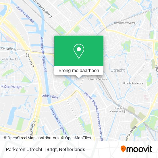 Parkeren Utrecht T84qt kaart