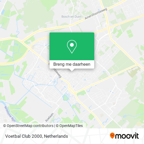 Voetbal Club 2000 kaart