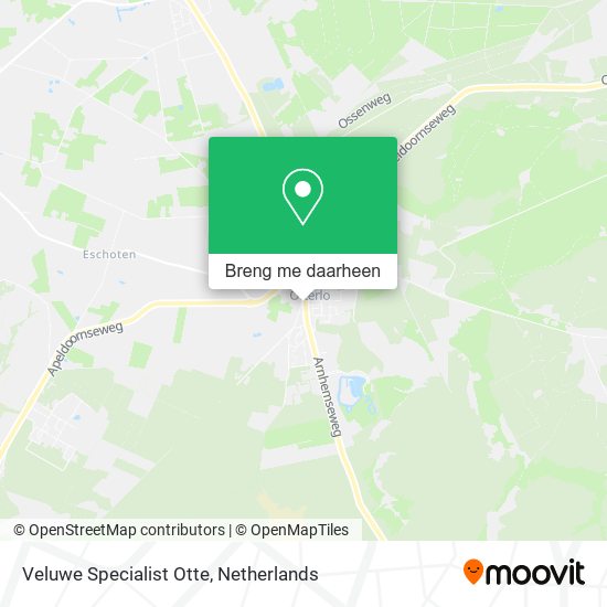 Veluwe Specialist Otte kaart