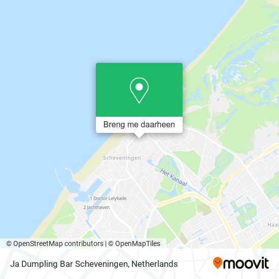 Ja Dumpling Bar Scheveningen kaart