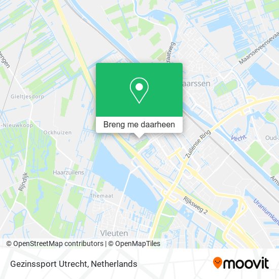 Gezinssport Utrecht kaart