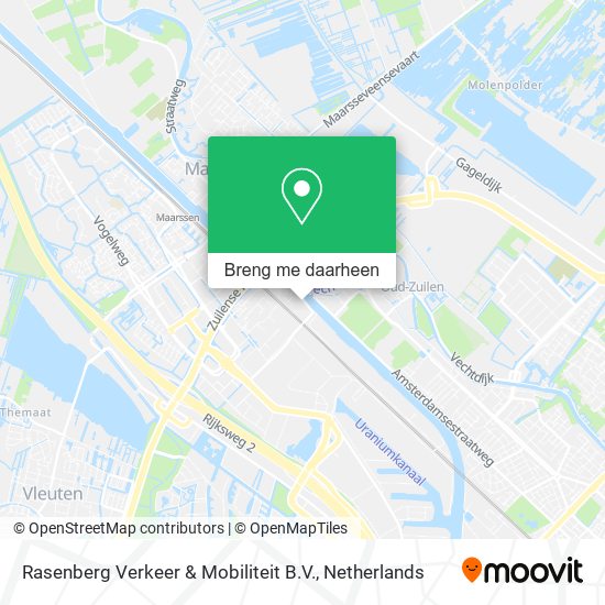 Rasenberg Verkeer & Mobiliteit B.V. kaart