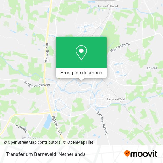 Transferium Barneveld kaart