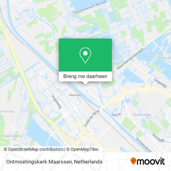 Ontmoetingskerk Maarssen kaart