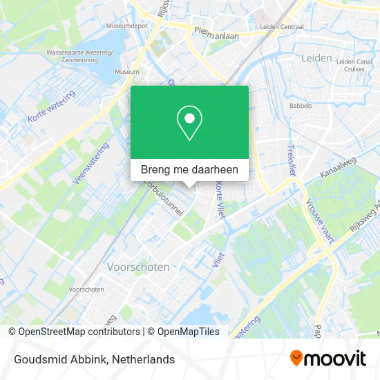 Goudsmid Abbink kaart