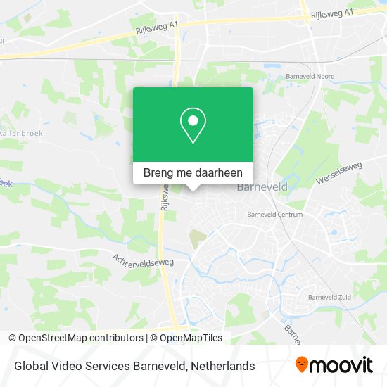 Global Video Services Barneveld kaart