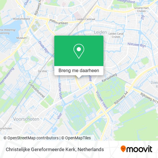 Christelijke Gereformeerde Kerk kaart