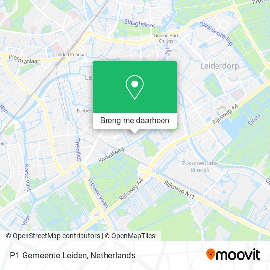P1 Gemeente Leiden kaart