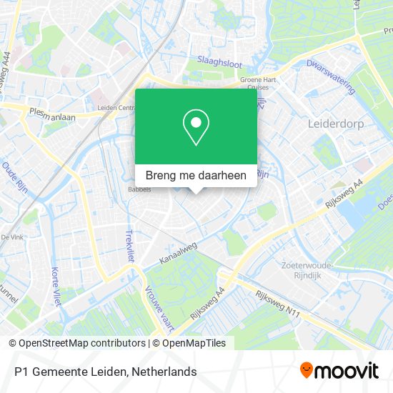 P1 Gemeente Leiden kaart