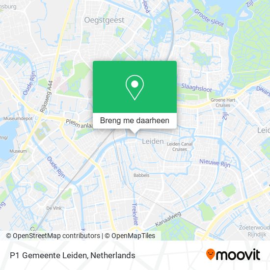 P1 Gemeente Leiden kaart