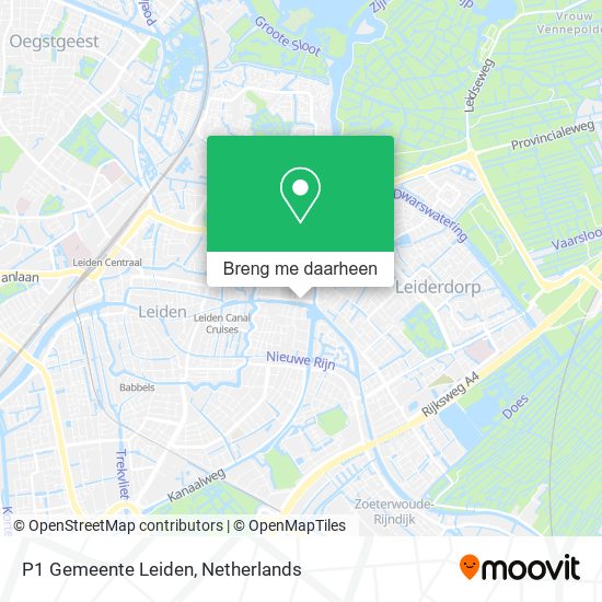 P1 Gemeente Leiden kaart