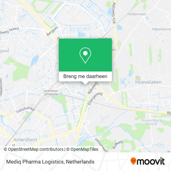 Mediq Pharma Logistics kaart