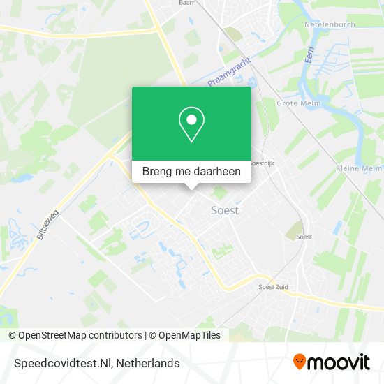 Speedcovidtest.Nl kaart