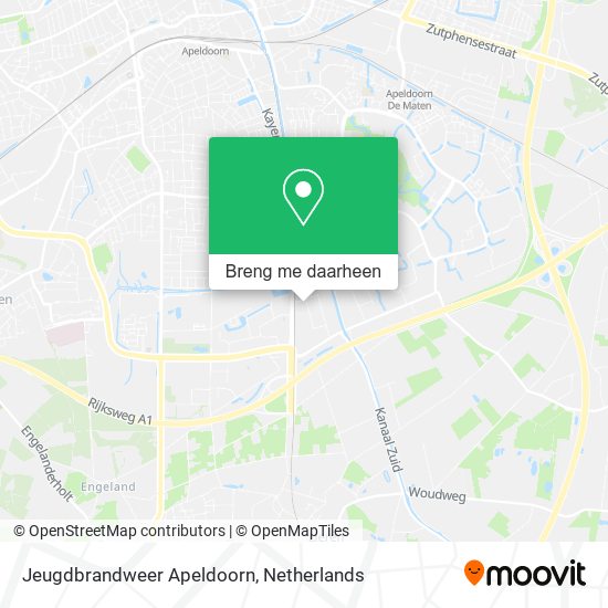 Jeugdbrandweer Apeldoorn kaart