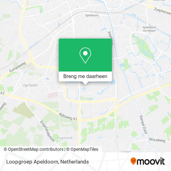 Loopgroep Apeldoorn kaart