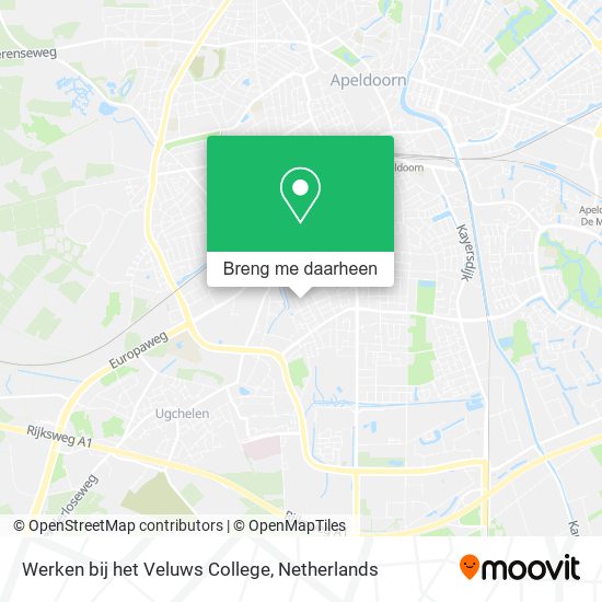 Werken bij het Veluws College kaart