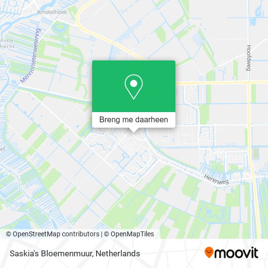 Saskia's Bloemenmuur kaart