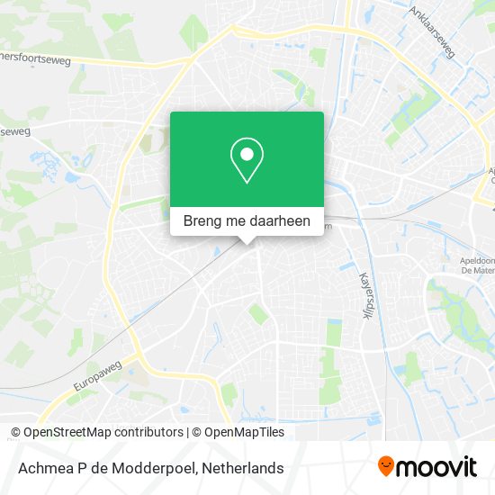 Achmea P de Modderpoel kaart