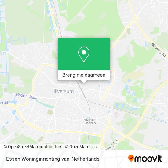 Essen Woninginrichting van kaart