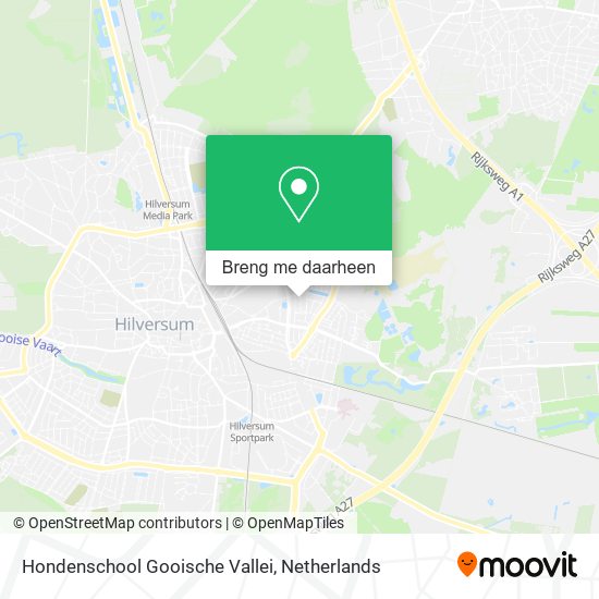 Hondenschool Gooische Vallei kaart